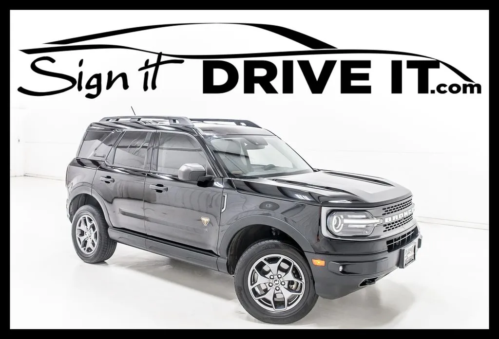 Black 2021 Ford Bronco Sport Badlands for sale in Denton, TX