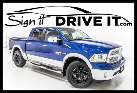 Blue 2016 Ram 1500 Laramie for sale in Denton, TX