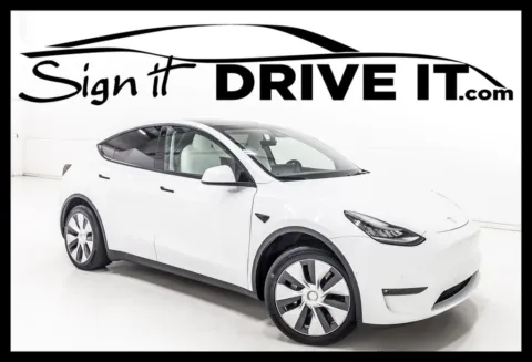 White 2021 Tesla Model Y Standard Range for sale in Denton, TX