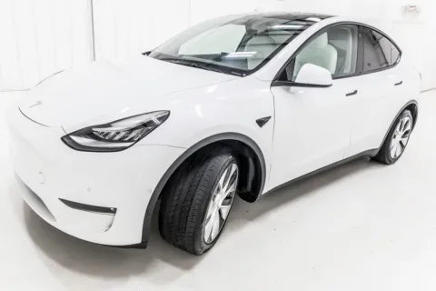 Another view of 2021 Tesla Model Y Standard Range for sale in Denton, TX at Sign It Drive It