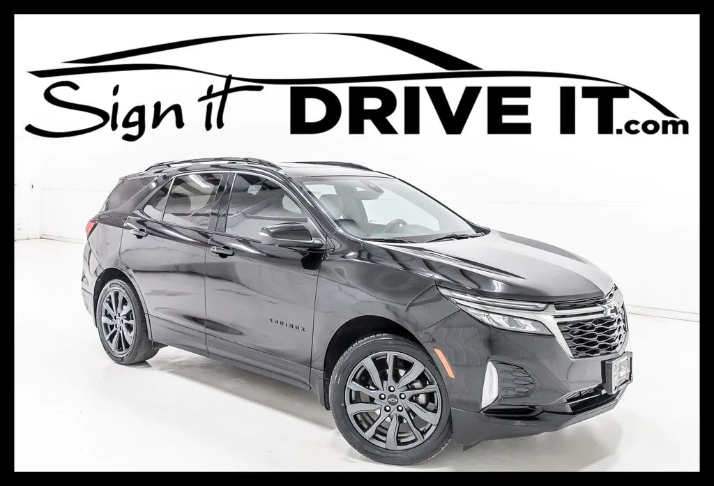 Black 2023 Chevrolet Equinox RS for sale in Denton, TX