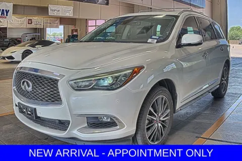 White 2019 INFINITI QX60 LUXE for sale in Denton, TX