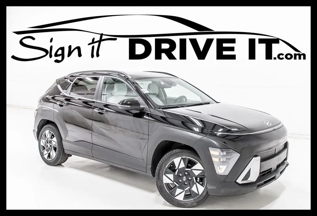 Black 2024 Hyundai Kona SEL for sale in Denton, TX
