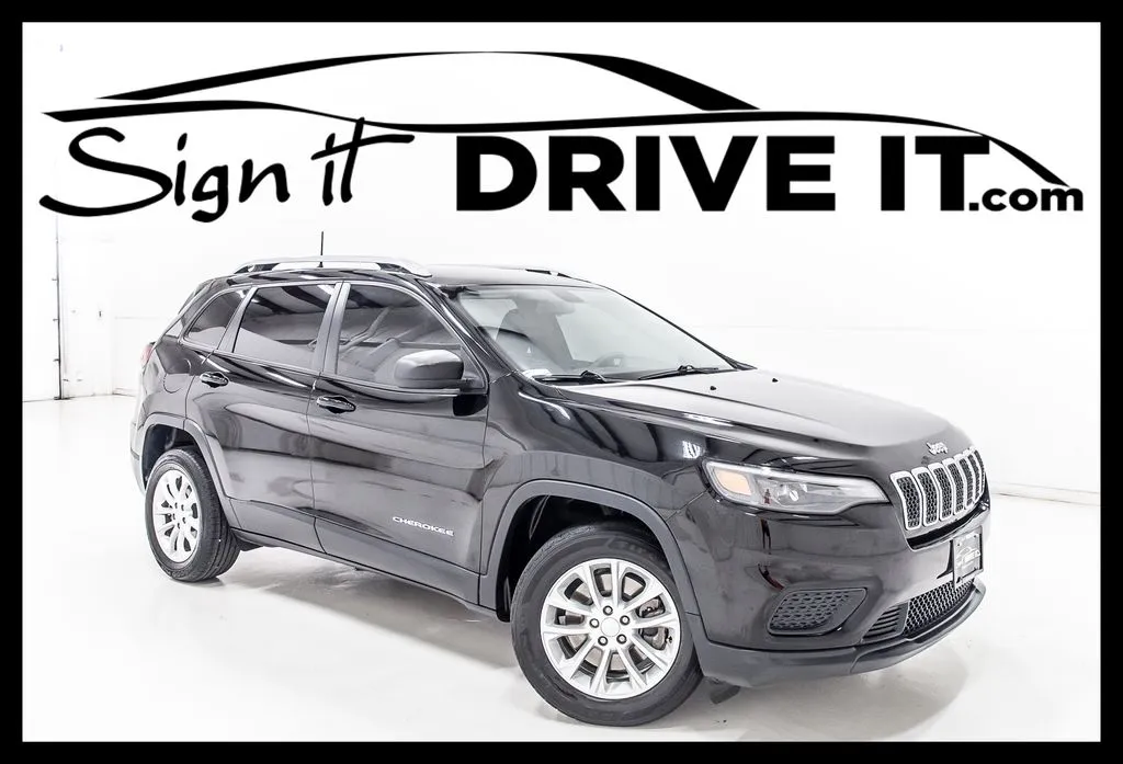 Black 2020 Jeep Cherokee Latitude for sale in Denton, TX