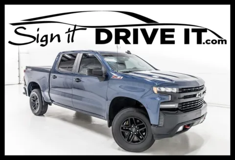 Blue 2019 Chevrolet Silverado 1500 LT Trail Boss for sale in Denton, TX