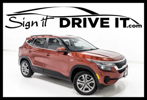 Orange 2021 Kia Seltos S for sale in Denton, TX