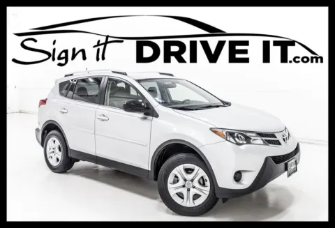 Silver 2015 Toyota RAV4 LE for sale in Denton, TX