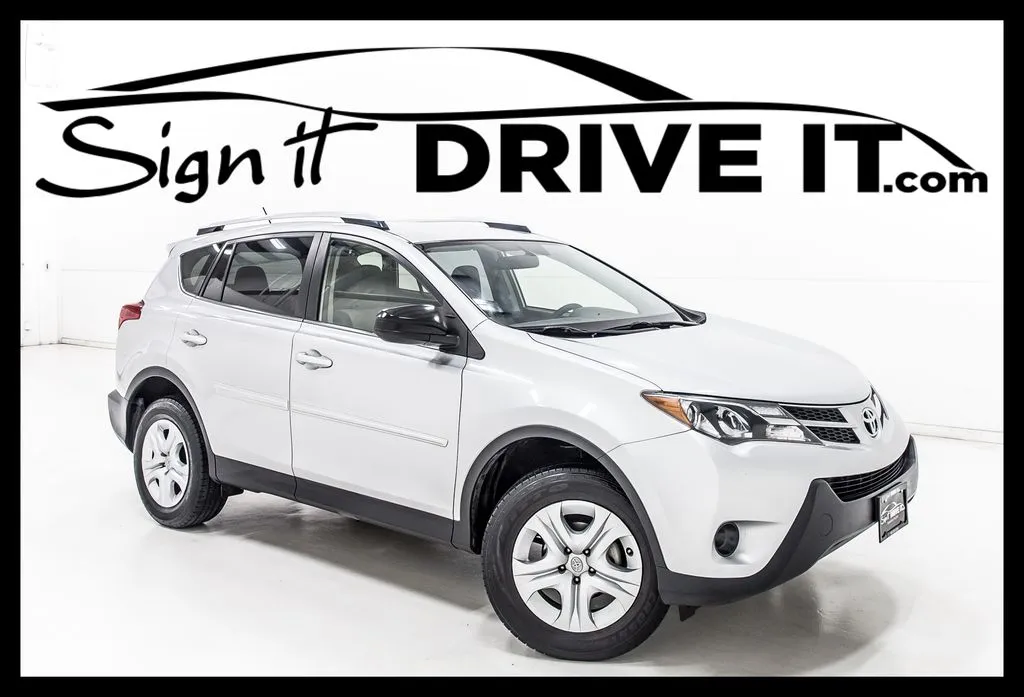 Silver 2015 Toyota RAV4 LE for sale in Denton, TX