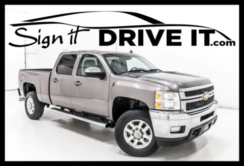 Gray 2013 Chevrolet Silverado 2500 HD LTZ for sale in Denton, TX