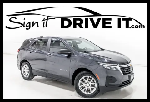 Gray 2022 Chevrolet Equinox LS for sale in Denton, TX
