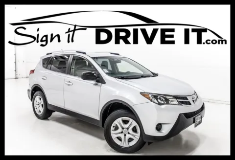 Silver 2014 Toyota RAV4 LE for sale in Denton, TX