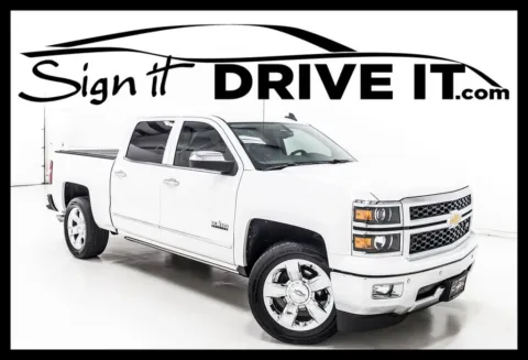 White 2015 Chevrolet Silverado 1500 LTZ for sale in Denton, TX