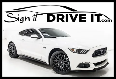 White 2017 Ford Mustang GT Premium for sale in Denton, TX