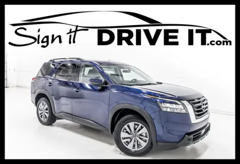 Blue 2025 Nissan Pathfinder SV for sale in Denton, TX