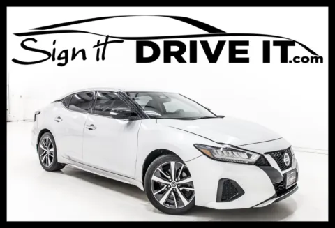 Silver 2019 Nissan Maxima 3.5 SV for sale in Denton, TX