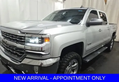 Silver 2018 Chevrolet Silverado 1500 LTZ for sale in Denton, TX