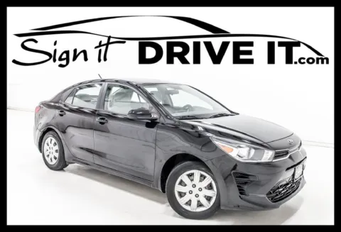 Black 2021 Kia Rio S for sale in Denton, TX