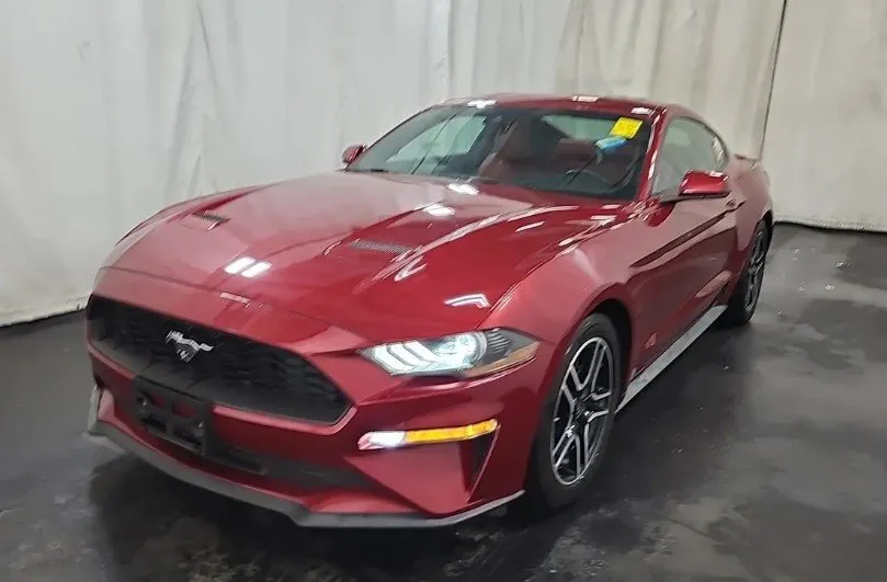 Red 2018 Ford Mustang EcoBoost Premium for sale in Denton, TX