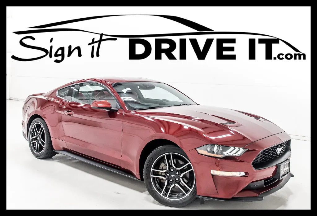 Red 2018 Ford Mustang EcoBoost Premium for sale in Denton, TX