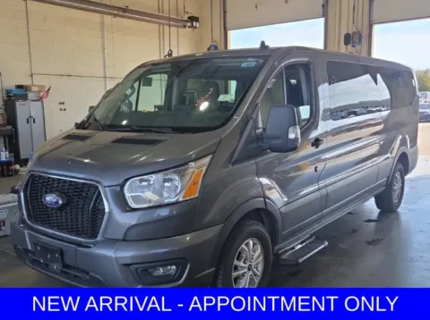 Gray 2021 Ford Transit-350 XLT for sale in Denton, TX