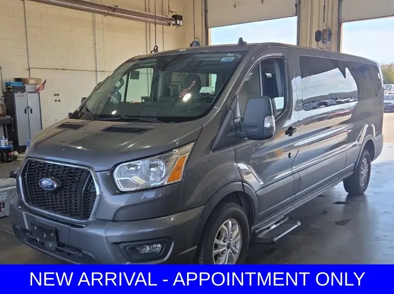 Gray 2021 Ford Transit-350 XLT for sale in Denton, TX