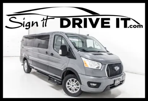 Gray 2021 Ford Transit-350 XLT for sale in Denton, TX