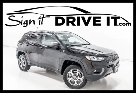 Black 2022 Jeep Compass Trailhawk for sale in Denton, TX