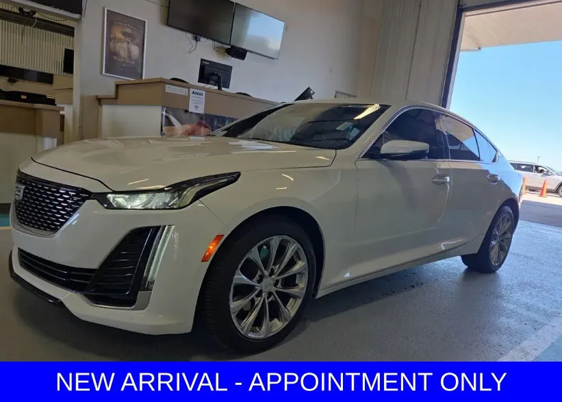 White 2020 Cadillac CT5 Premium Luxury for sale in Denton, TX