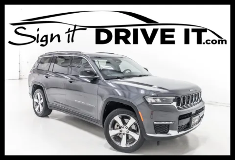 Gray 2021 Jeep Grand Cherokee L Limited for sale in Denton, TX