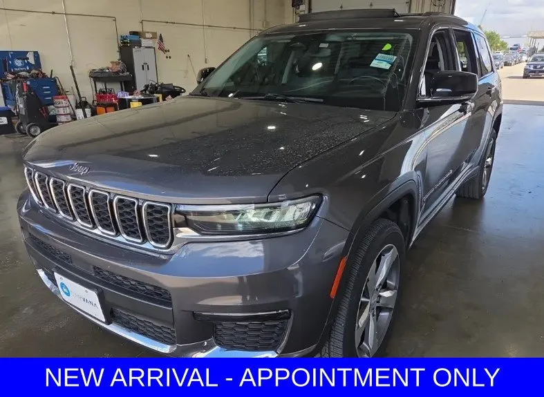 Gray 2021 Jeep Grand Cherokee L Limited for sale in Denton, TX