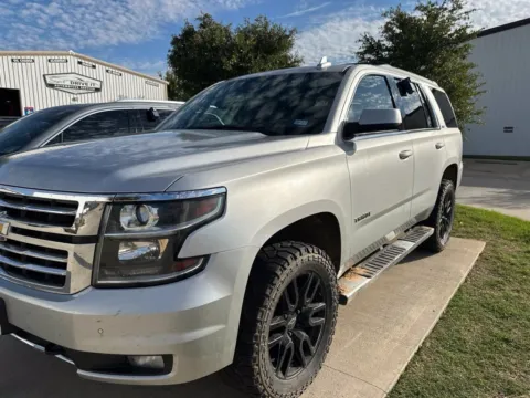 Silver 2016 Chevrolet Tahoe LT for sale in Denton, TX
