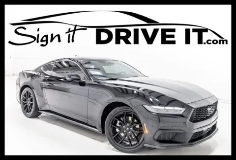 Black 2024 Ford Mustang EcoBoost Premium for sale in Denton, TX