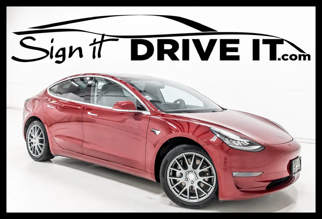 Red 2019 Tesla Model 3 Long Range for sale in Denton, TX