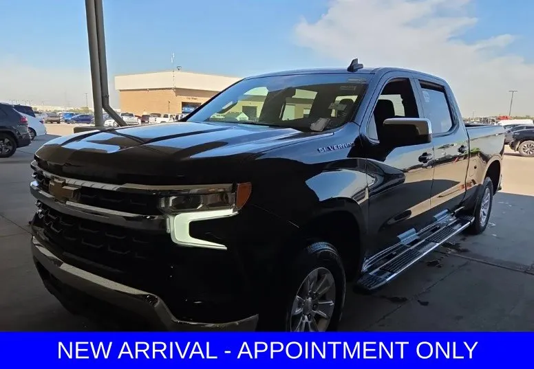 Black 2024 Chevrolet Silverado 1500 LT for sale in Denton, TX