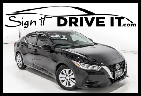 Black 2020 Nissan Sentra S for sale in Denton, TX