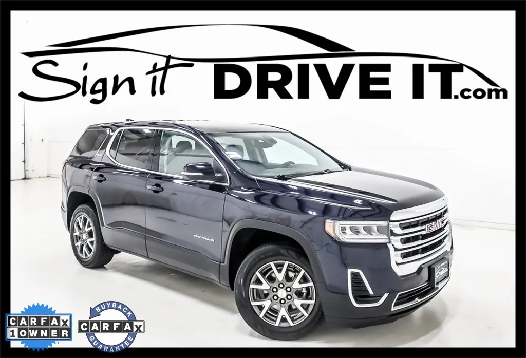 Blue 2021 GMC Acadia SLE for sale in Denton, TX