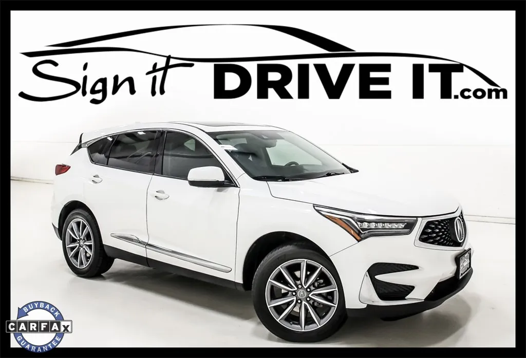 White 2020 Acura RDX Technology Package for sale in Denton, TX