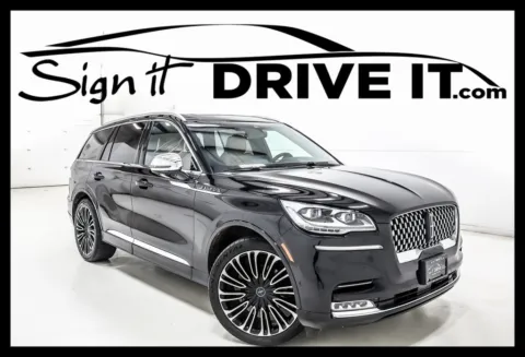 Black 2021 Lincoln Aviator Black Label for sale in Denton, TX