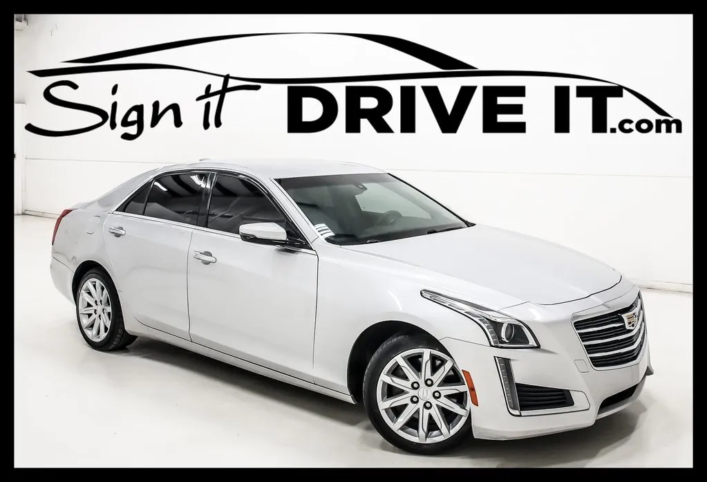 Silver 2015 Cadillac CTS 2.0L Turbo for sale in Denton, TX