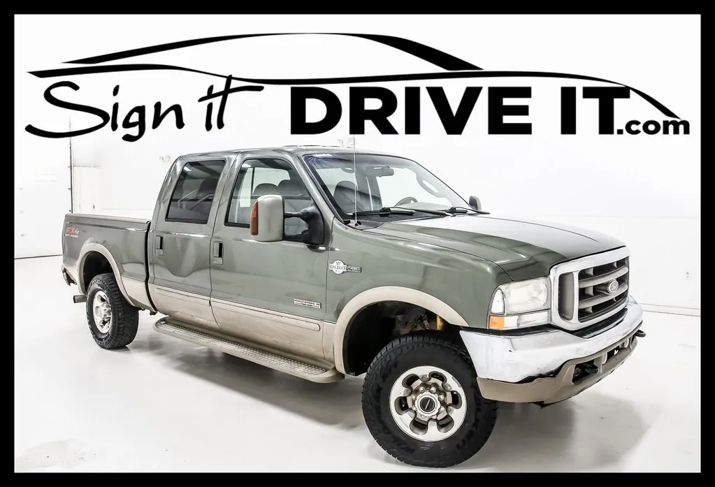 Green 2004 Ford F-250SD King Ranch for sale in Denton, TX