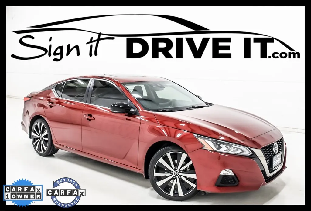 Red 2021 Nissan Altima 2.5 SR for sale in Denton, TX