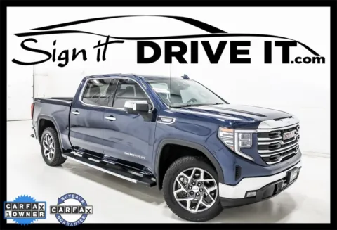 Blue 2023 GMC Sierra 1500 SLT for sale in Denton, TX