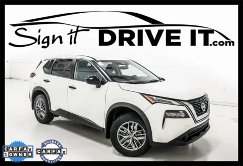 White 2021 Nissan Rogue S for sale in Denton, TX