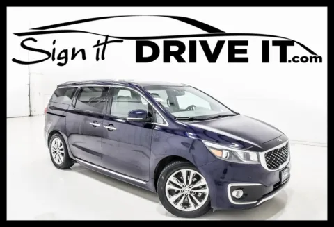 Blue 2018 Kia Sedona SX Limited for sale in Denton, TX