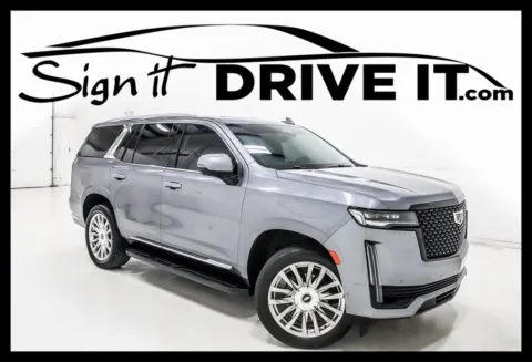 Gray 2021 Cadillac Escalade Premium Luxury for sale in Denton, TX