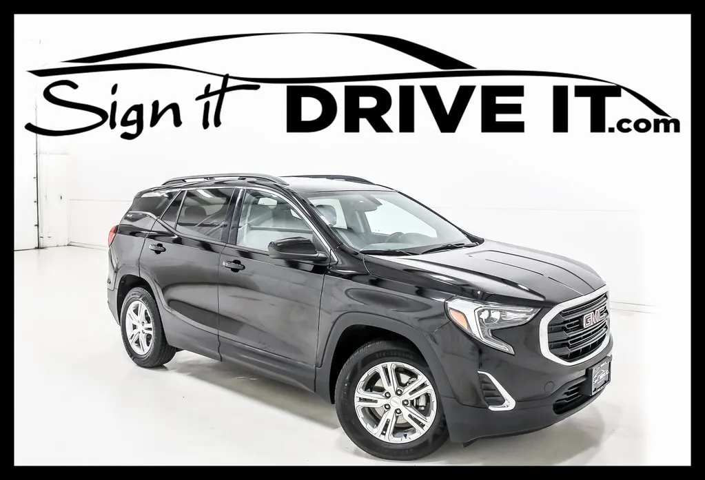 Black 2019 GMC Terrain SLE for sale in Denton, TX