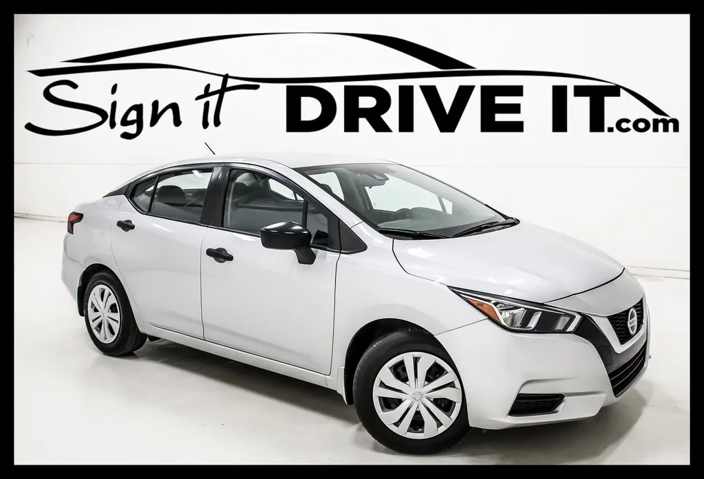 Silver 2021 Nissan Versa 1.6 S for sale in Denton, TX