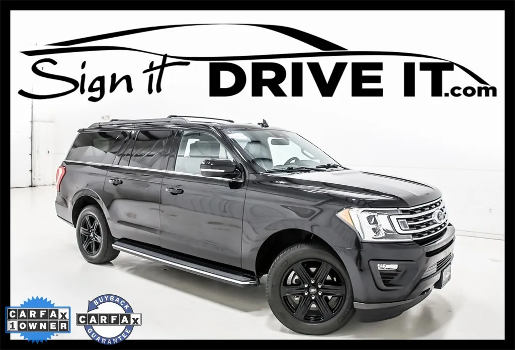 Black 2021 Ford Expedition Max XLT for sale in Denton, TX