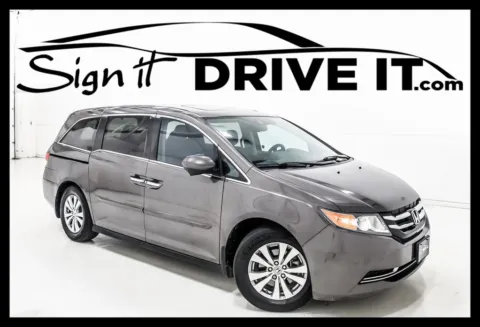 Gray 2016 Honda Odyssey EX-L for sale in Denton, TX