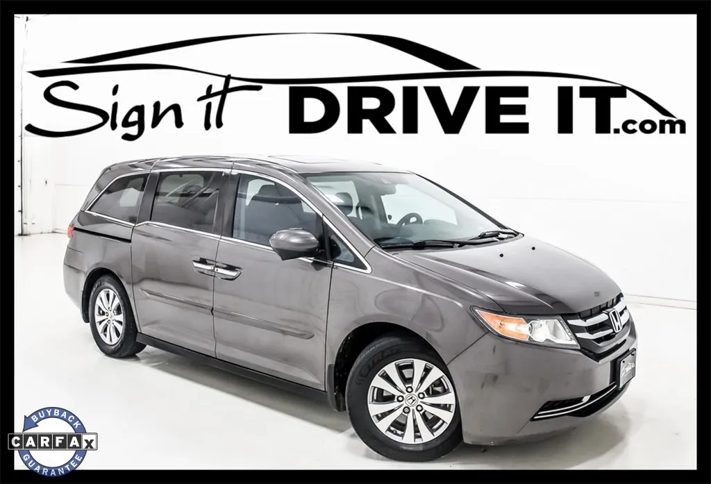 Gray 2016 Honda Odyssey EX-L for sale in Denton, TX